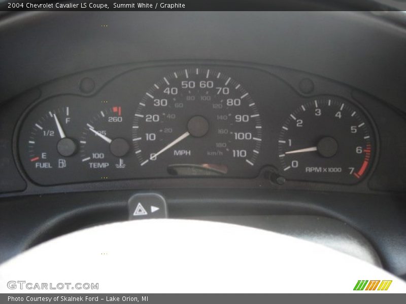  2004 Cavalier LS Coupe LS Coupe Gauges