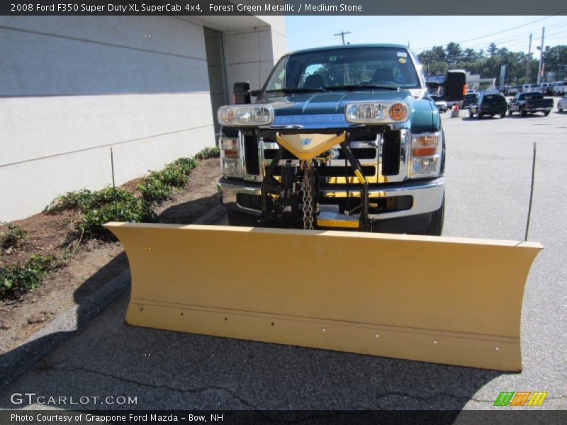 Forest Green Metallic / Medium Stone 2008 Ford F350 Super Duty XL SuperCab 4x4