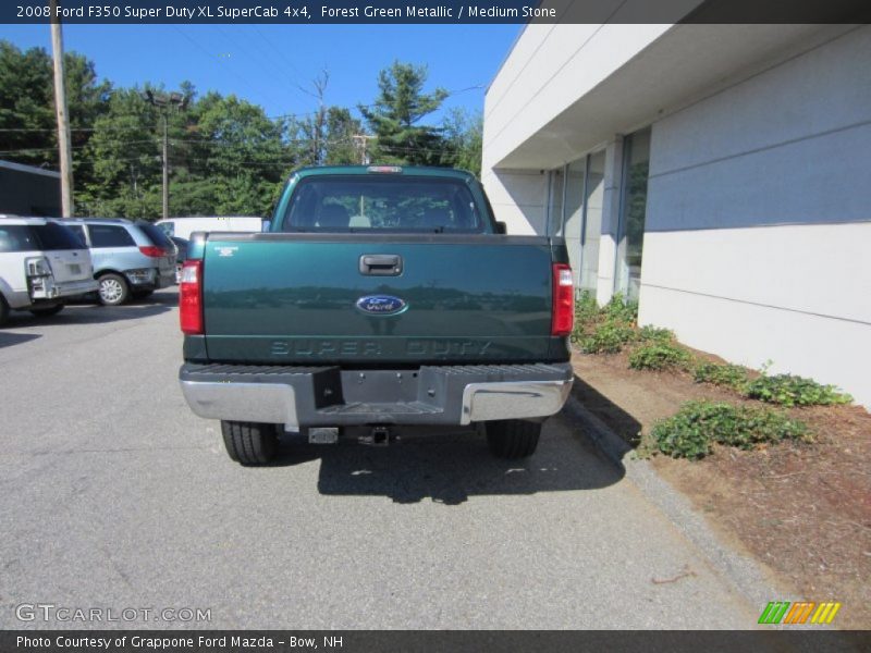 Forest Green Metallic / Medium Stone 2008 Ford F350 Super Duty XL SuperCab 4x4