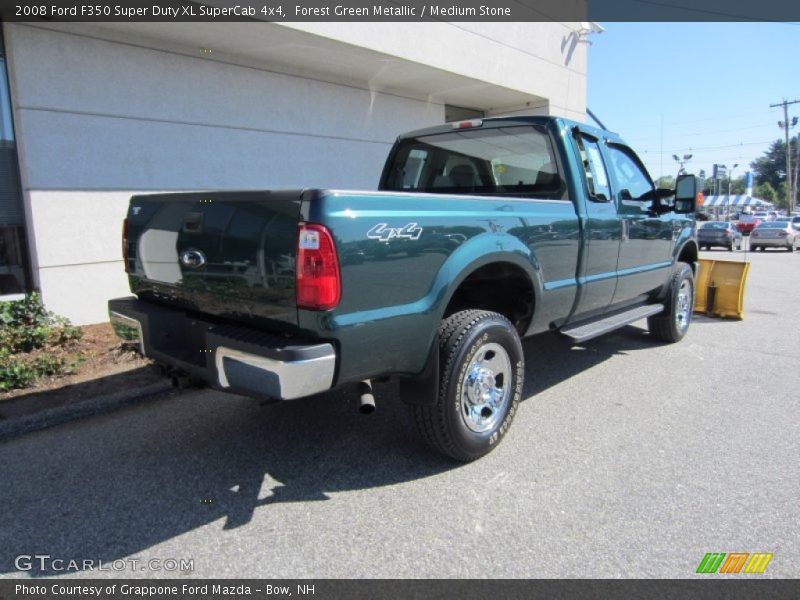 Forest Green Metallic / Medium Stone 2008 Ford F350 Super Duty XL SuperCab 4x4