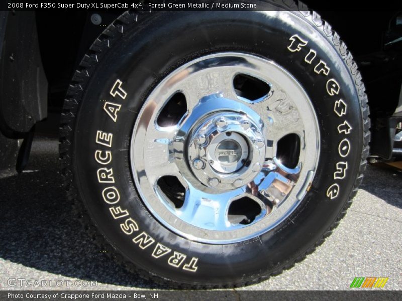 Forest Green Metallic / Medium Stone 2008 Ford F350 Super Duty XL SuperCab 4x4