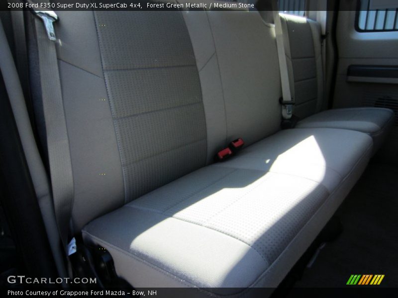 Forest Green Metallic / Medium Stone 2008 Ford F350 Super Duty XL SuperCab 4x4