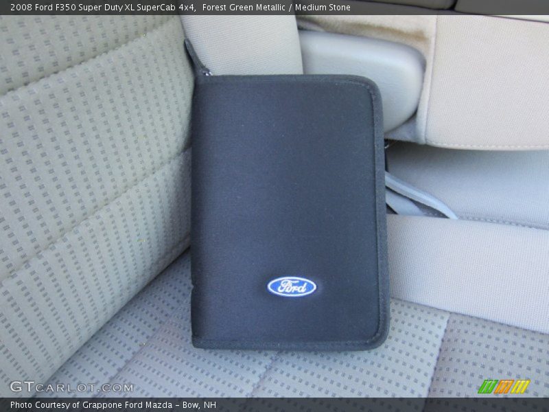 Forest Green Metallic / Medium Stone 2008 Ford F350 Super Duty XL SuperCab 4x4