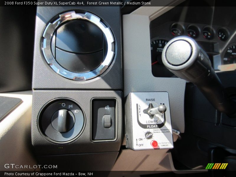 Forest Green Metallic / Medium Stone 2008 Ford F350 Super Duty XL SuperCab 4x4