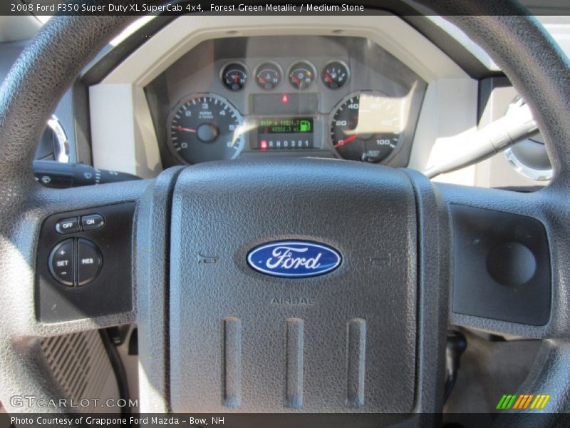 Forest Green Metallic / Medium Stone 2008 Ford F350 Super Duty XL SuperCab 4x4