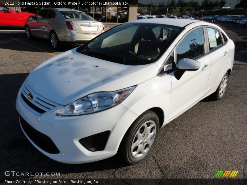 Front 3/4 View of 2012 Fiesta S Sedan
