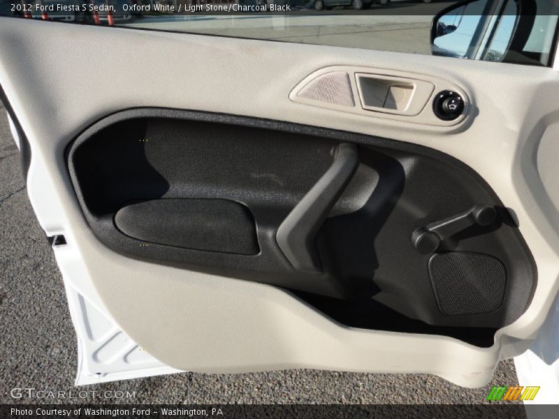 Door Panel of 2012 Fiesta S Sedan