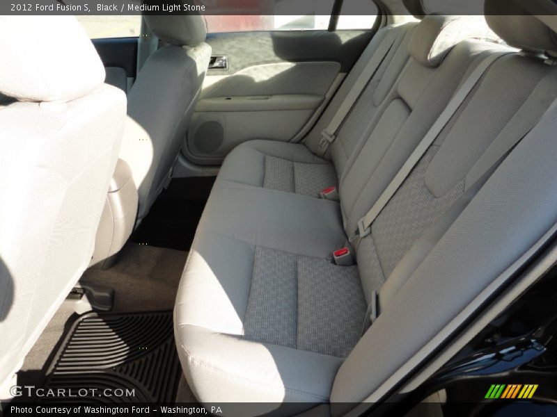  2012 Fusion S Medium Light Stone Interior