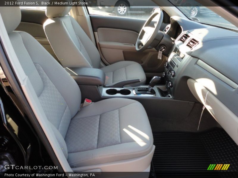  2012 Fusion S Medium Light Stone Interior
