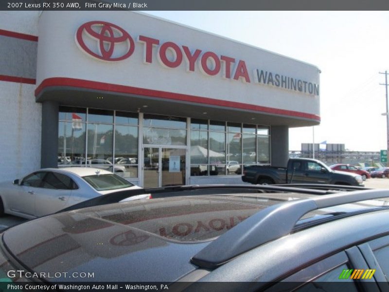 Flint Gray Mica / Black 2007 Lexus RX 350 AWD