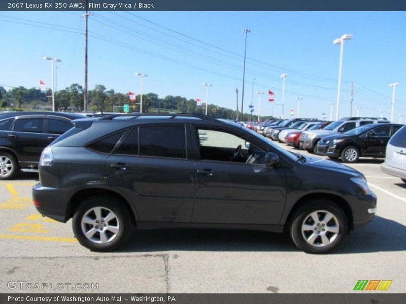 Flint Gray Mica / Black 2007 Lexus RX 350 AWD