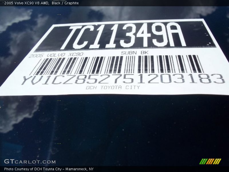 Black / Graphite 2005 Volvo XC90 V8 AWD