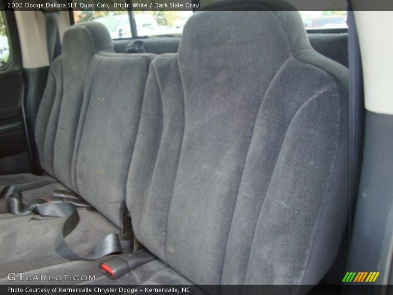 Bright White / Dark Slate Gray 2002 Dodge Dakota SLT Quad Cab