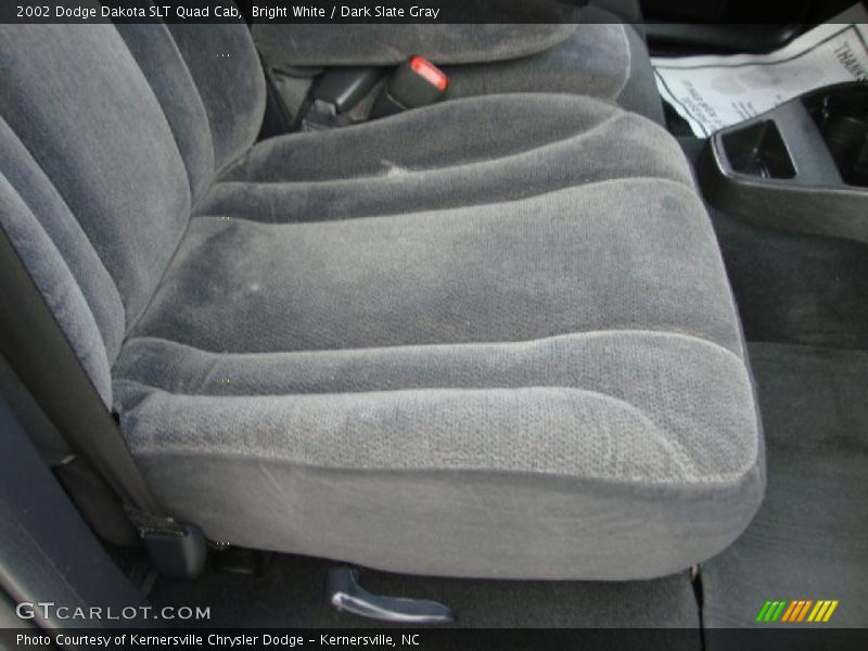 Bright White / Dark Slate Gray 2002 Dodge Dakota SLT Quad Cab