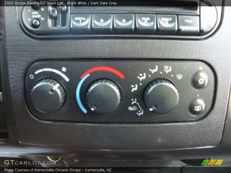 Bright White / Dark Slate Gray 2002 Dodge Dakota SLT Quad Cab