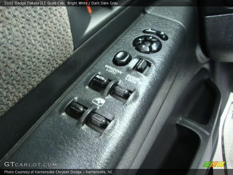 Bright White / Dark Slate Gray 2002 Dodge Dakota SLT Quad Cab
