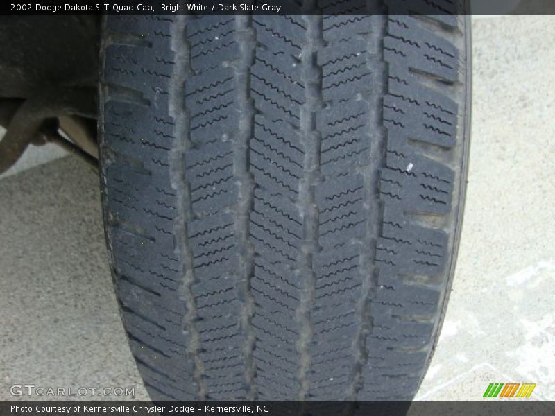 Bright White / Dark Slate Gray 2002 Dodge Dakota SLT Quad Cab