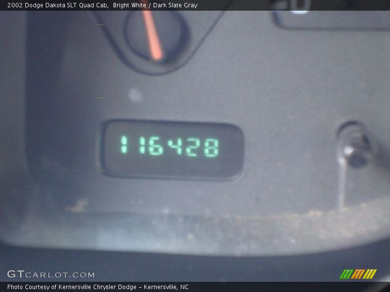 Bright White / Dark Slate Gray 2002 Dodge Dakota SLT Quad Cab