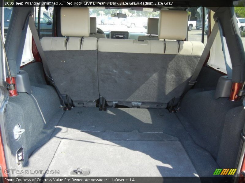 Red Rock Crystal Pearl / Dark Slate Gray/Medium Slate Gray 2009 Jeep Wrangler Unlimited X