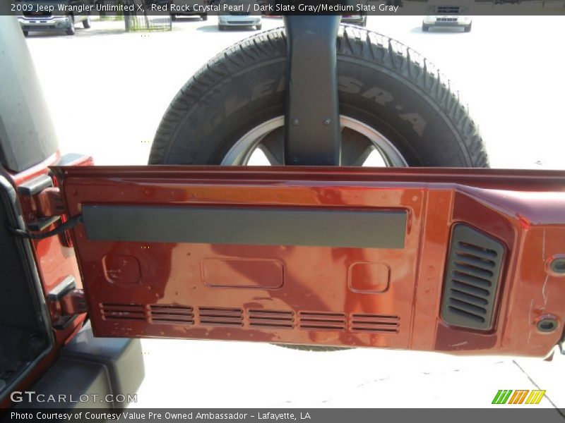 Red Rock Crystal Pearl / Dark Slate Gray/Medium Slate Gray 2009 Jeep Wrangler Unlimited X