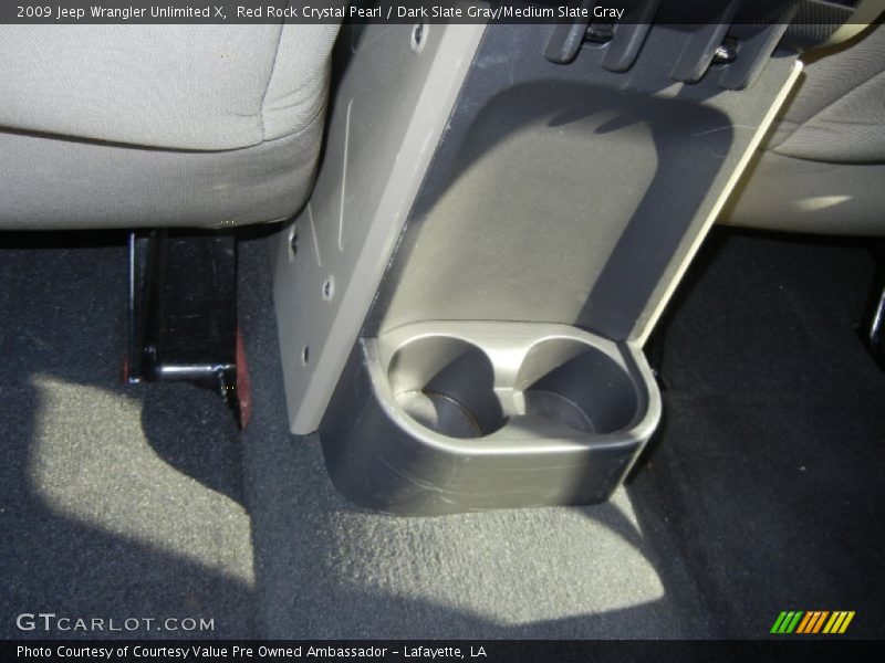 Red Rock Crystal Pearl / Dark Slate Gray/Medium Slate Gray 2009 Jeep Wrangler Unlimited X