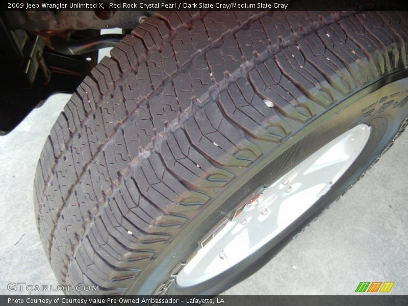 Red Rock Crystal Pearl / Dark Slate Gray/Medium Slate Gray 2009 Jeep Wrangler Unlimited X