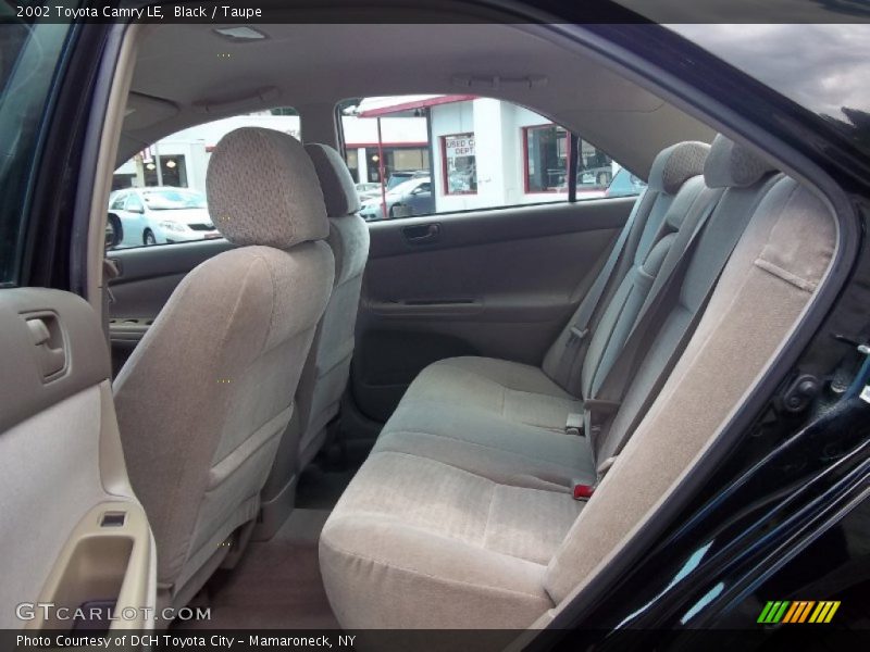 Black / Taupe 2002 Toyota Camry LE