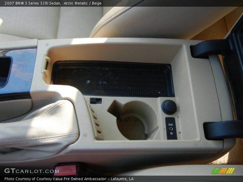 Arctic Metallic / Beige 2007 BMW 3 Series 328i Sedan