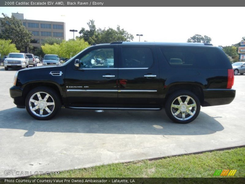 Black Raven / Ebony 2008 Cadillac Escalade ESV AWD