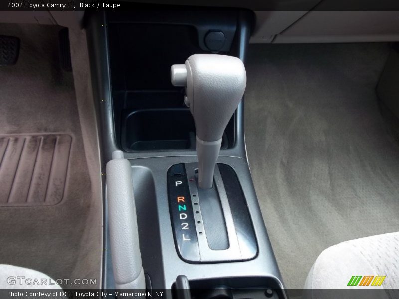 Black / Taupe 2002 Toyota Camry LE