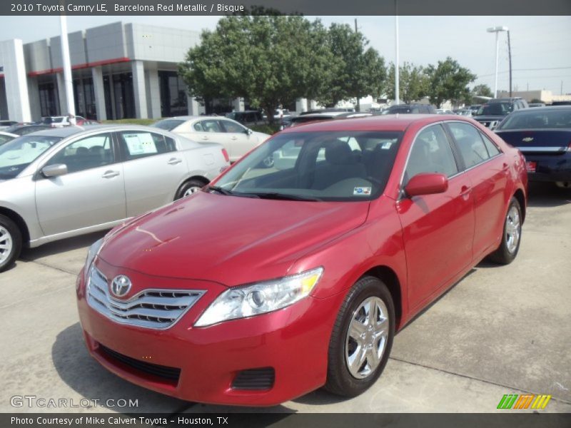 Barcelona Red Metallic / Bisque 2010 Toyota Camry LE