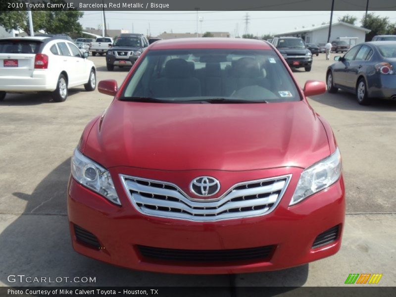 Barcelona Red Metallic / Bisque 2010 Toyota Camry LE