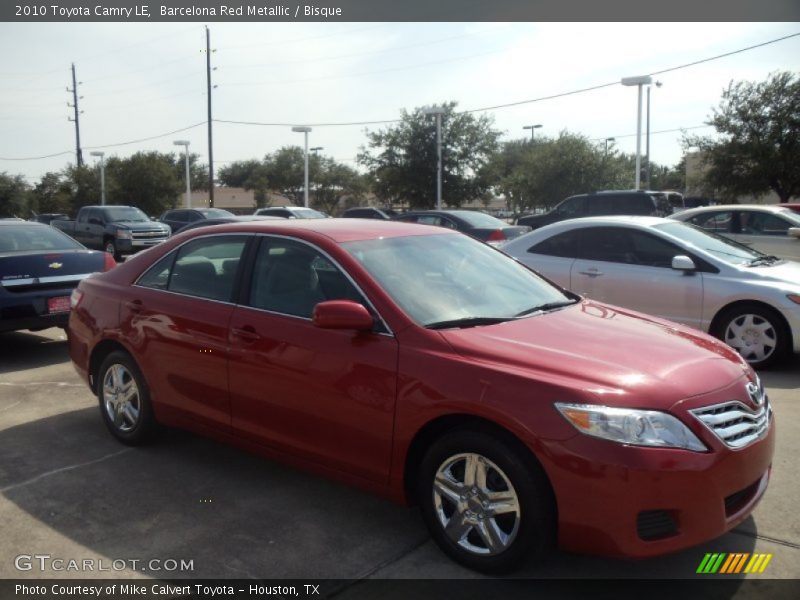 Barcelona Red Metallic / Bisque 2010 Toyota Camry LE