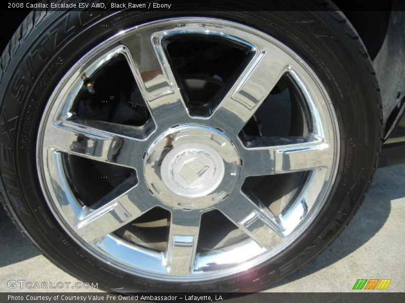 Black Raven / Ebony 2008 Cadillac Escalade ESV AWD