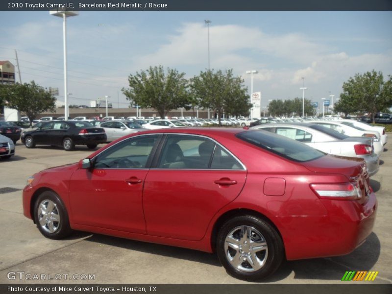 Barcelona Red Metallic / Bisque 2010 Toyota Camry LE