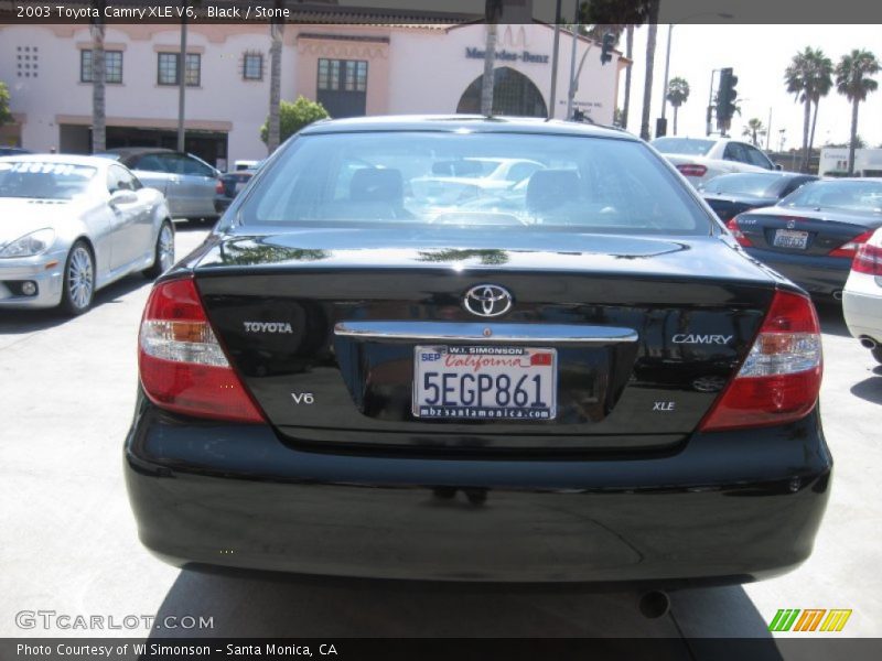 Black / Stone 2003 Toyota Camry XLE V6
