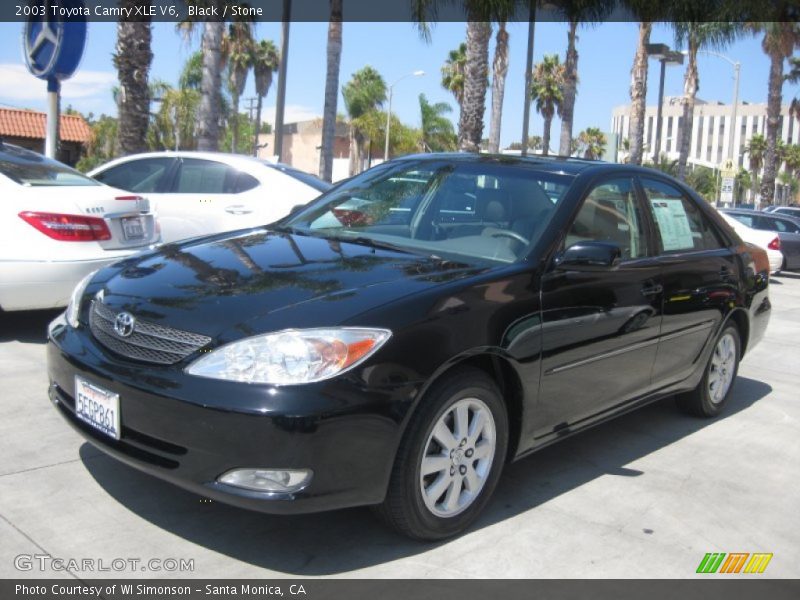 Black / Stone 2003 Toyota Camry XLE V6