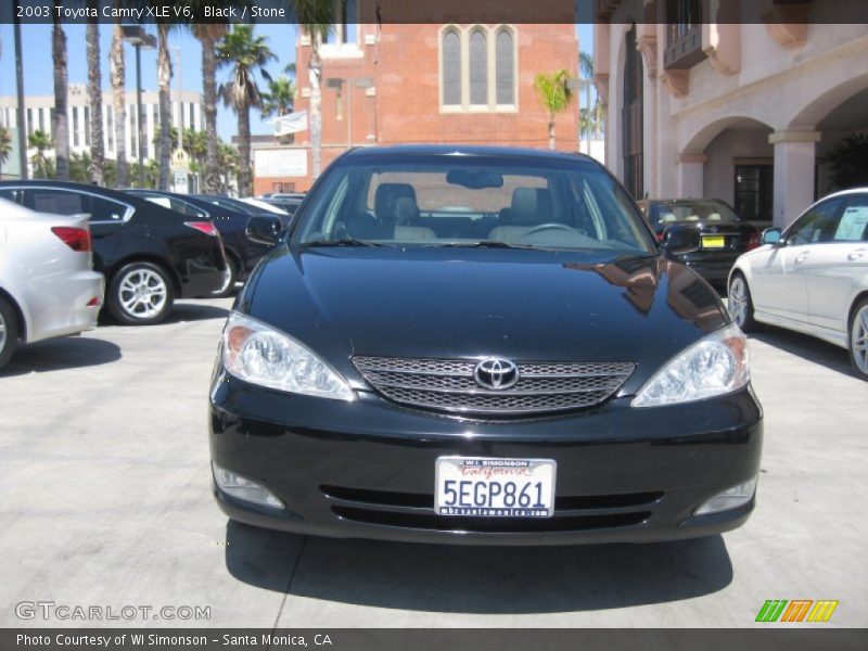 Black / Stone 2003 Toyota Camry XLE V6