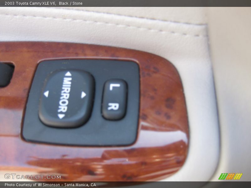 Black / Stone 2003 Toyota Camry XLE V6