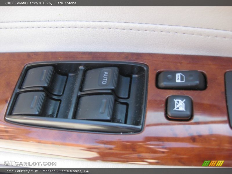 Black / Stone 2003 Toyota Camry XLE V6