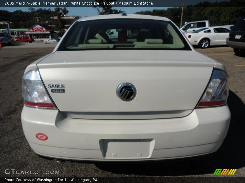 White Chocolate Tri Coat / Medium Light Stone 2009 Mercury Sable Premier Sedan