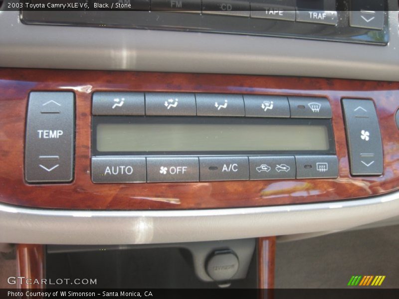 Black / Stone 2003 Toyota Camry XLE V6