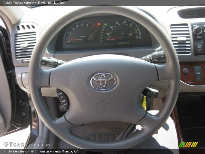 Black / Stone 2003 Toyota Camry XLE V6