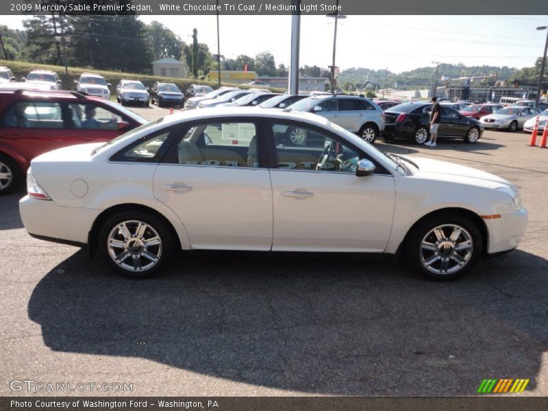 White Chocolate Tri Coat / Medium Light Stone 2009 Mercury Sable Premier Sedan