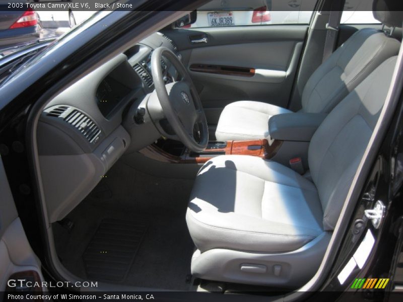Black / Stone 2003 Toyota Camry XLE V6
