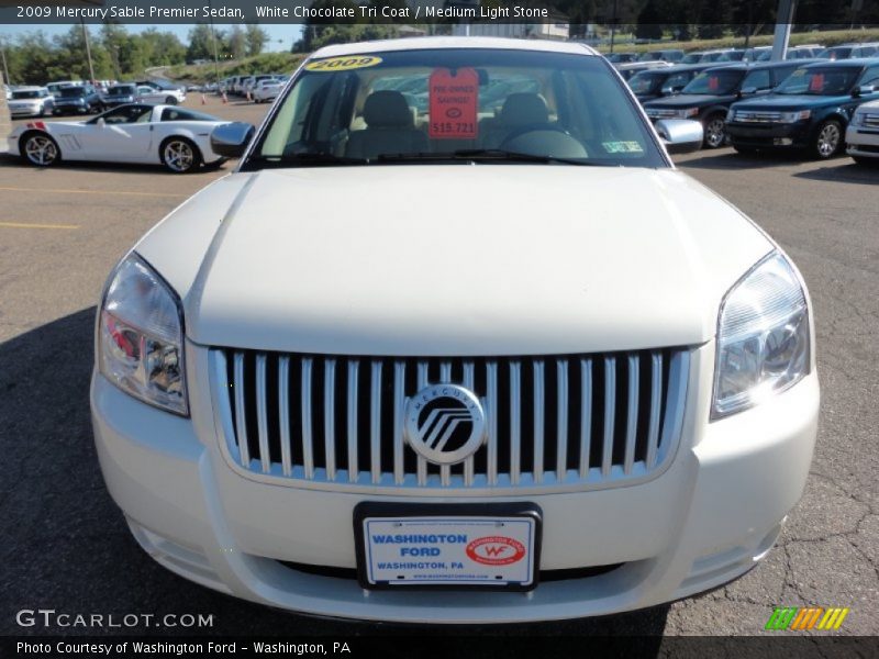 White Chocolate Tri Coat / Medium Light Stone 2009 Mercury Sable Premier Sedan