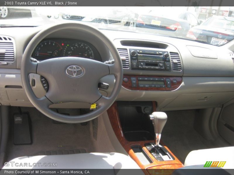 Black / Stone 2003 Toyota Camry XLE V6