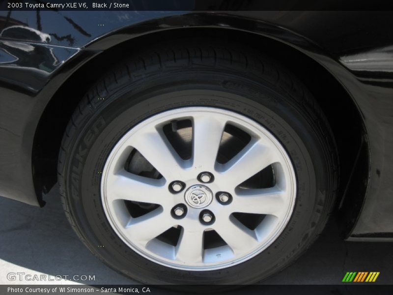 Black / Stone 2003 Toyota Camry XLE V6