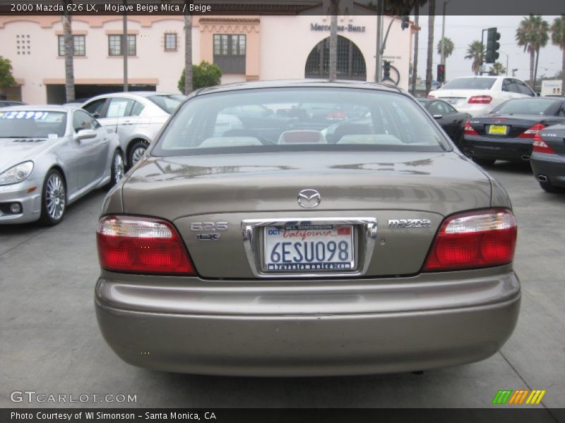 Mojave Beige Mica / Beige 2000 Mazda 626 LX