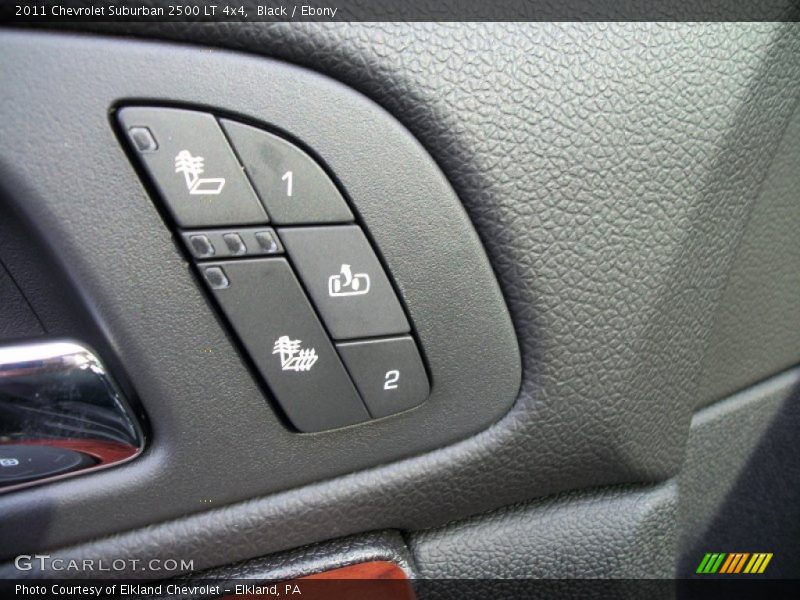 Controls of 2011 Suburban 2500 LT 4x4